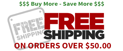 Free Shipping on orders over $50.00
